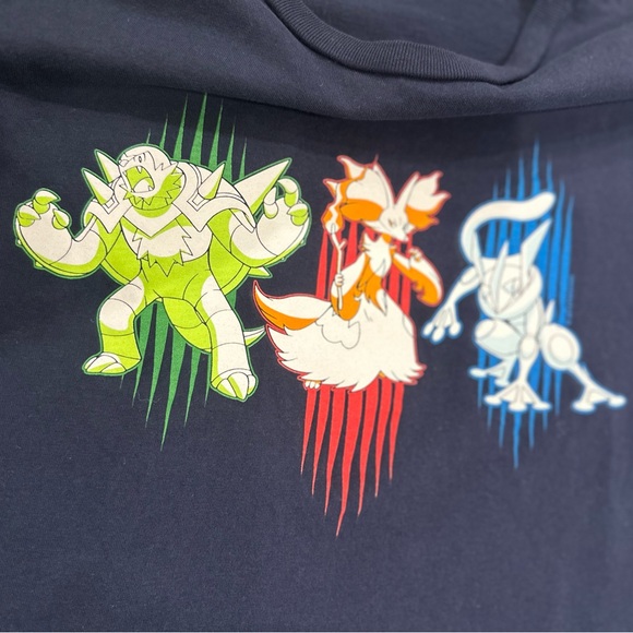 Kalos Pokémon Final Fierce Relaxed Fit Crew Neck T-Shirt - Youth Medium - Picture 7 of 7